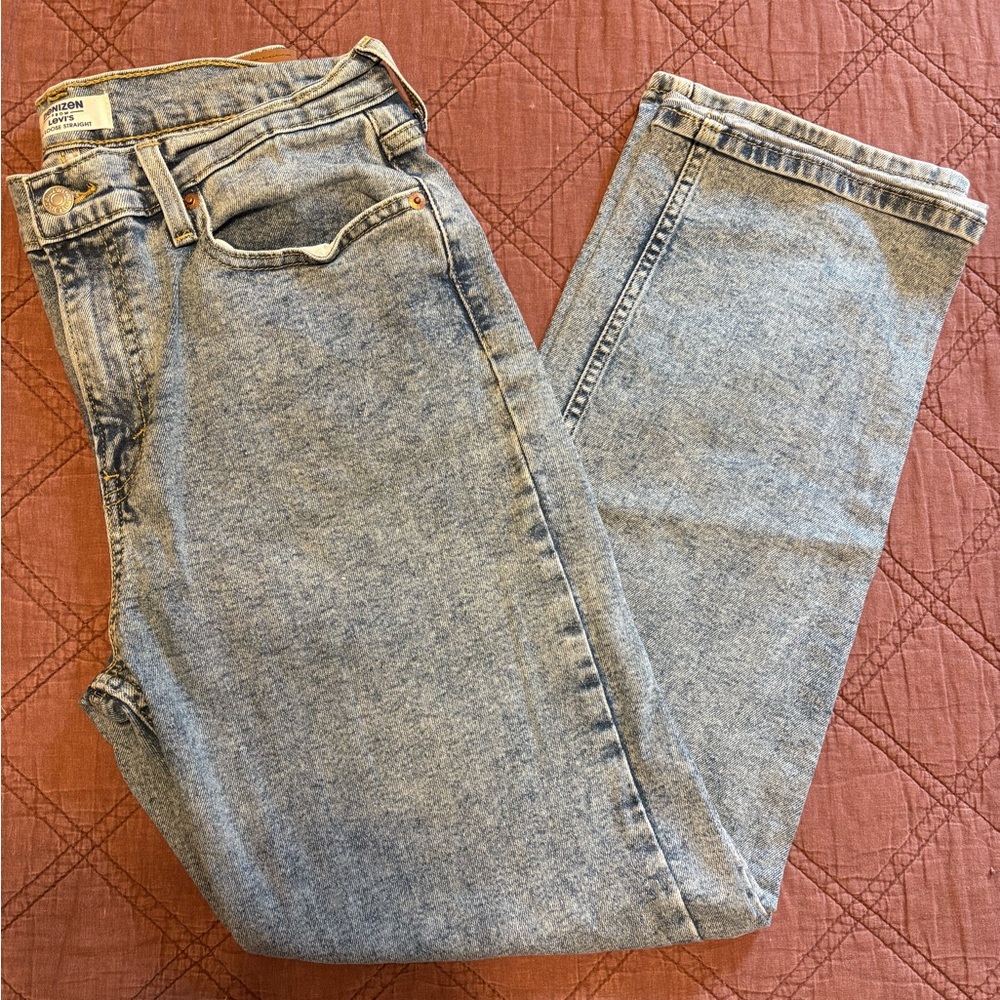 Denizen from Levi's Light Acid Wash Straight Jeans